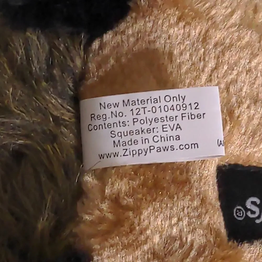 Zippy Paws Hedgehog Squeaky Plush Dog Toy - NWT